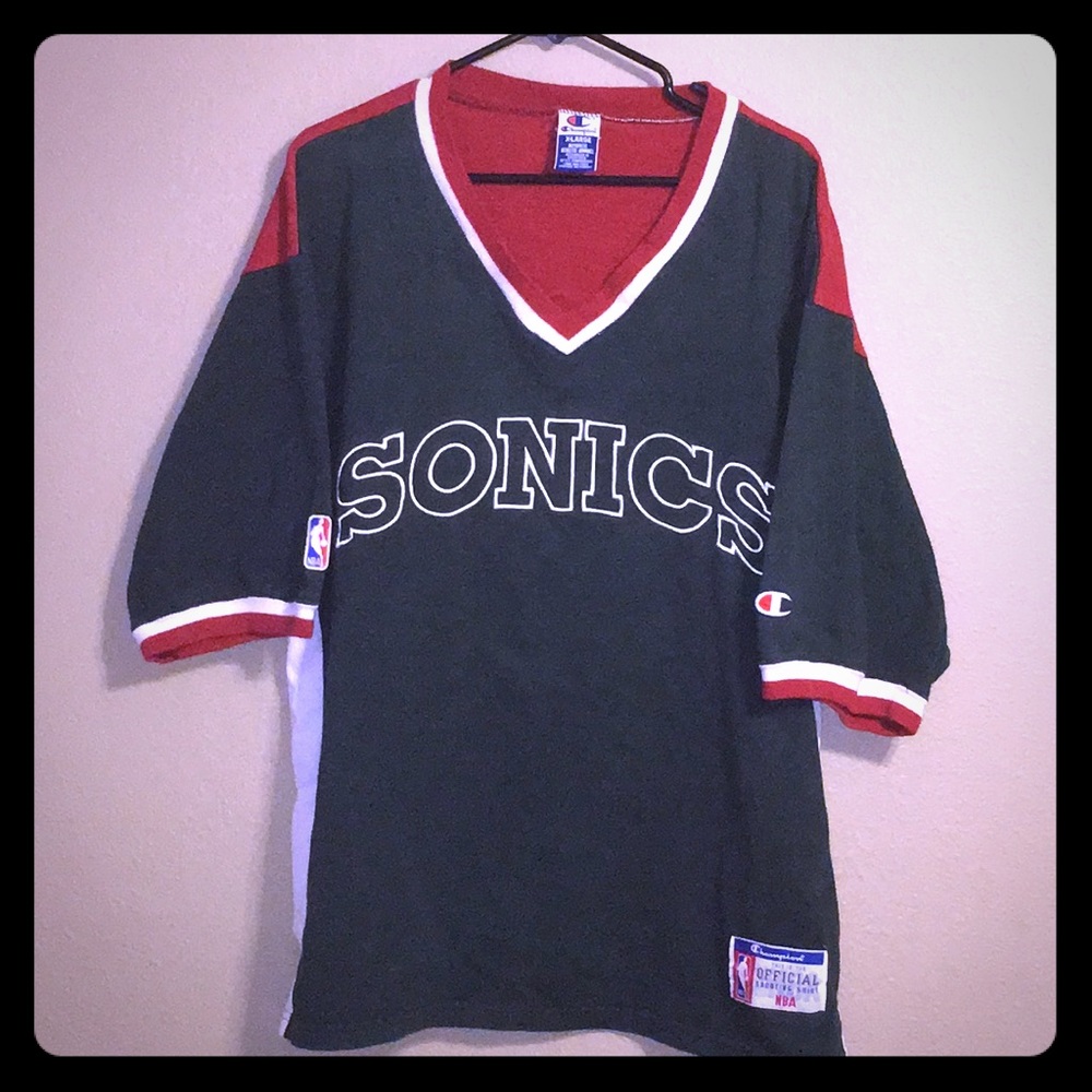 🔥Official Vintage Seattle Sonics Shooting Shirt✨